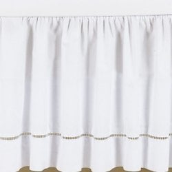 Saia de Berço Basic Branco com Ponto Palito Saia de Berço Basic Branco com Ponto Palito