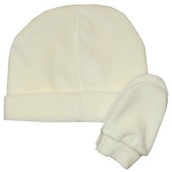 Kit Touca e Luva de Bebê Palha Plush Kit Touca e Luva de Bebê Palha Plush