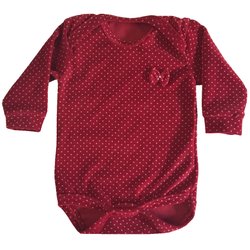 Body de Bebê Lovely Vermelho Plush Body de Bebê Lovely Vermelho Plush