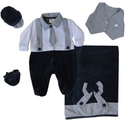 Saída de Maternidade Fabrício Plush 5 Peças Saída de Maternidade Fabrício Plush 5 Peças