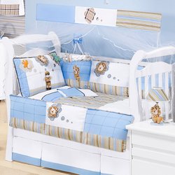 Kit Berço Americano com Mosquiteiro para Quarto de Bebê Enxoval Menino Safari Kit Berço Americano com Mosquiteiro para Quarto de Bebê Enxoval Menino Safari