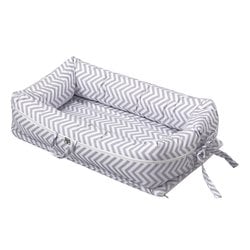 Ninho para Bebê Chevron Cinza Ninho para Bebê Chevron Cinza