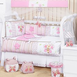 Kit Berço Americano Com Mosquiteiro Quarto de Bebê Menina Ana Lua Kit Berço Americano Com Mosquiteiro Quarto de Bebê Menina Ana Lua