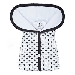 Porta Bebê Cruzinha Preto 100% Algodão Porta Bebê Cruzinha Preto 100% Algodão