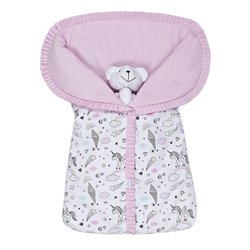 Porta Bebê Unicórnio Rosa 100% Algodão Porta Bebê Unicórnio Rosa 100% Algodão