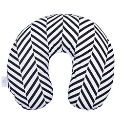 Almofada de Pescoço para Bebê Zig Zag Preto Almofada de Pescoço para Bebê Zig Zag Preto