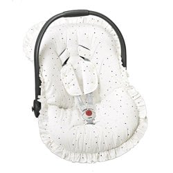 Capa Bebê Conforto Triângulo Colorido 3 Peças Capa Bebê Conforto Triângulo Colorido 3 Peças