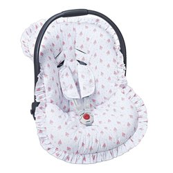 Capa Bebê Conforto Melancia 3 Peças Capa Bebê Conforto Melancia 3 Peças