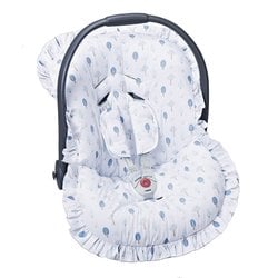 Capa Bebê Conforto Floresta Azul 3 Peças Capa Bebê Conforto Floresta Azul 3 Peças