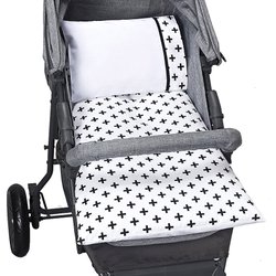 Colchonete para Carrinho Cruzinha Preto 4 Peças Colchonete para Carrinho Cruzinha Preto 4 Peças