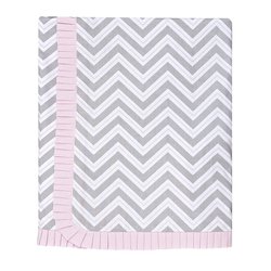 Manta de Bebê Chevron Rosa Manta de Bebê Chevron Rosa