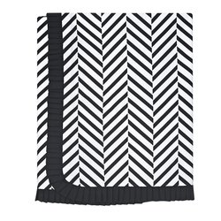 Manta de Bebê Zig Zag Preto Manta de Bebê Zig Zag Preto