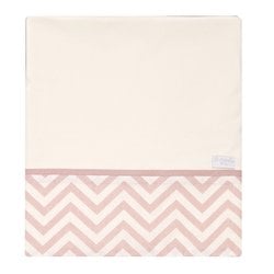 Cueiro Chevron Rosê Malha 100% Algodão Cueiro Chevron Rosê Malha 100% Algodão