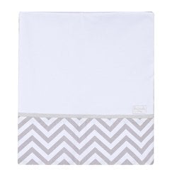 Cueiro Chevron Cinza Malha 100% Algodão Cueiro Chevron Cinza Malha 100% Algodão