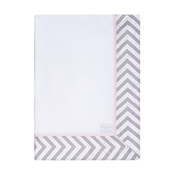 Cobertor Fofo de Bebê Chevron Rosa Cobertor Fofo de Bebê Chevron Rosa