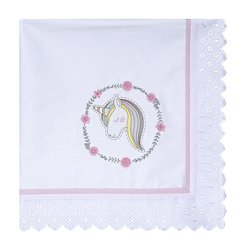 Manta de Bebê Unicórnio Rosa Manta de Bebê Unicórnio Rosa