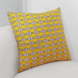 Almofada Decorativa Elefante Amarelo 100% Algodão Almofada Decorativa Elefante Amarelo 100% Algodão