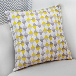 Almofada Losango Amarelo Quadrada Almofada Losango Amarelo Quadrada