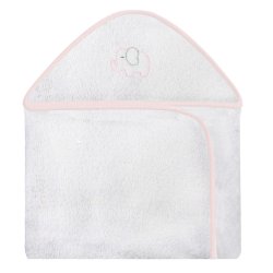 Toalha de Banho Elefante Rosa com Capuz Toalha de Banho Elefante Rosa com Capuz