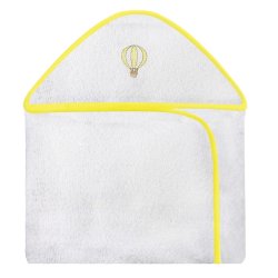 Toalha de Banho Balão Amarelo com Capuz Toalha de Banho Balão Amarelo com Capuz