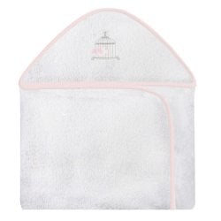 Toalha de Banho Gaiola Rosa com Capuz Toalha de Banho Gaiola Rosa com Capuz