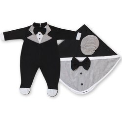 Saída de Maternidade Jazz Black 3 Peças Saída de Maternidade Jazz Black 3 Peças