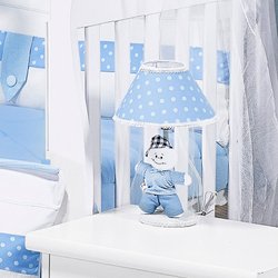 Abajur Para Decorar Quarto de Bebê Menino Ternura Azul Abajur Para Decorar Quarto de Bebê Menino Ternura Azul