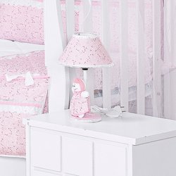 Abajur Para Decorar Quarto de Bebê Menina Encanto Rosa Abajur Para Decorar Quarto de Bebê Menina Encanto Rosa