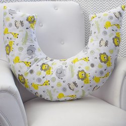 Almofada Amamentação Safari Amarelo Almofada Amamentação Safari Amarelo