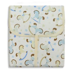 Trocador Portátil Cavalinho Azul com Bolso Trocador Portátil Cavalinho Azul com Bolso