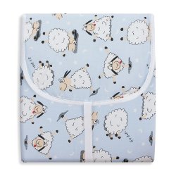 Trocador Portátil Ovelha Azul com Bolso Trocador Portátil Ovelha Azul com Bolso