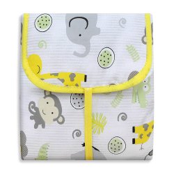 Trocador Portátil Safari Amarelo com Bolso Trocador Portátil Safari Amarelo com Bolso