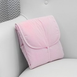 Trocador Portátil Ursa Realeza Rosa Poá Trocador Portátil Ursa Realeza Rosa Poá