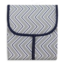 Trocador Portátil Chevron Marinho com Bolso Trocador Portátil Chevron Marinho com Bolso