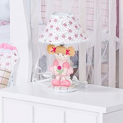 Abajur Para Decorar Quarto de Bebê Menina Mabel Floral Abajur Para Decorar Quarto de Bebê Menina Mabel Floral