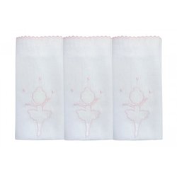Fralda de Ombro Bailarina 3 Peças Fralda de Ombro Bailarina 3 Peças