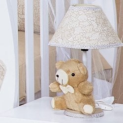 Abajur Para Decorar Quarto de Bebê Urso King Bege Abajur Para Decorar Quarto de Bebê Urso King Bege