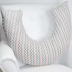 Almofada Amamentação Chevron Zig Zag Rosa Almofada Amamentação Chevron Zig Zag Rosa