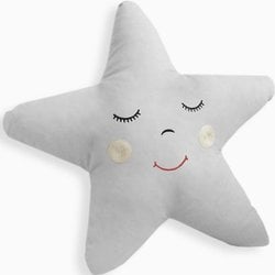 Almofada Estrela Cinza Almofada Estrela Cinza