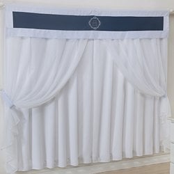Cortina Quarto de Bebê Urso Imperial Marinho Cortina Quarto de Bebê Urso Imperial Marinho