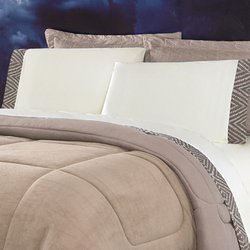 Jogo de Cama King Monte Carlo Palha e Marrom 4 Peças Jogo de Cama King Monte Carlo Palha e Marrom 4 Peças