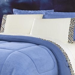 Jogo de Cama King Monte Carlo Palha e Azul 4 Peças Jogo de Cama King Monte Carlo Palha e Azul 4 Peças