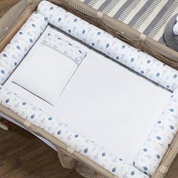 Kit para Cercadinho Floresta Azul 6 Peças Kit para Cercadinho Floresta Azul 6 Peças