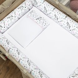 Kit para Cercadinho Unicórnio Rosa 6 Peças Kit para Cercadinho Unicórnio Rosa 6 Peças