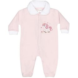 Macacão Manga Longa Unicórnio Rosa Soft Macacão Manga Longa Unicórnio Rosa Soft