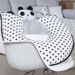 Almofada Amamentação Panda Preto Almofada Amamentação Panda Preto