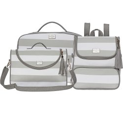 Mala Maternidade + Mochila + Bolsa M Manhattan Cinza Mala Maternidade + Mochila + Bolsa M Manhattan Cinza