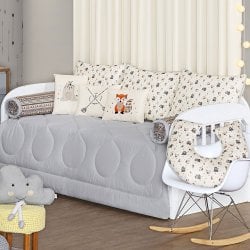 Kit Cama Babá Little Indian 100% Algodão 9 Peças Kit Cama Babá Little Indian 100% Algodão 9 Peças
