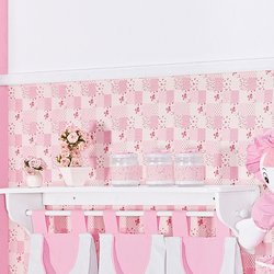 Jogo de Potes Decorado Para Quarto de Bebê Encanto 03 Peças Jogo de Potes Decorado Para Quarto de Bebê Encanto 03 Peças