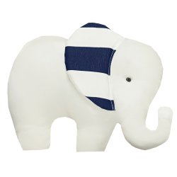 Almofada Elefante Palha e Marinho Almofada Elefante Palha e Marinho